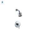 KI-13 economic single lever shower room accessories parts ceramic valve solid copper build in ceiling shower head